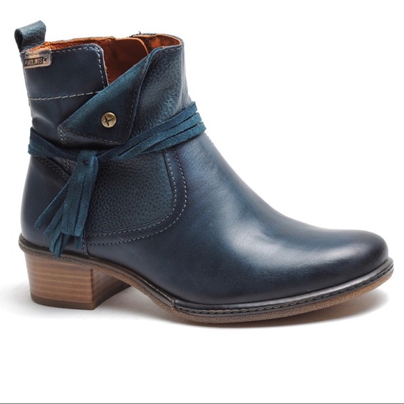 Pikolinos Zaragoza ocean ankle booties W9H-8800 11 - Picture 1 of 10